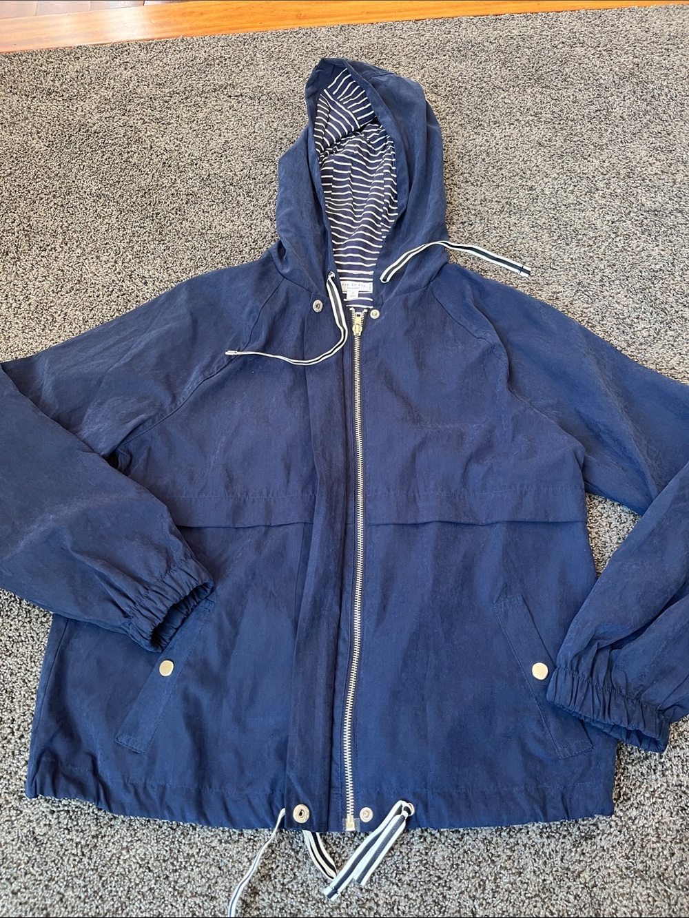 Lightweight Day to Day - Blu Pepper Jacket with Hood. Sz M - Picture 4 of 4
